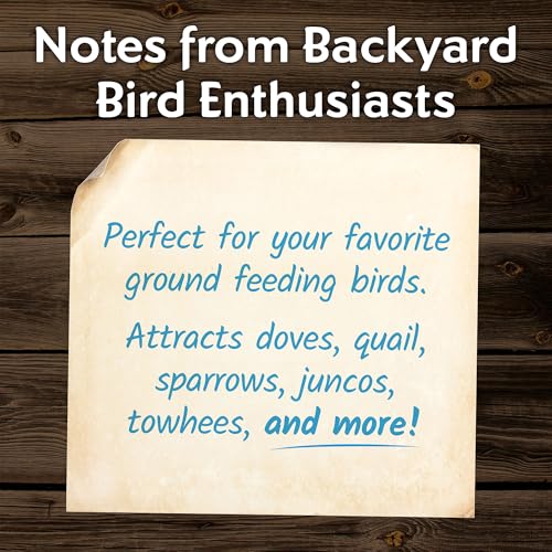 Morning Song Dove & Ground Feeding Wild Bird Seed -12 lb. Dove, Quail & Pigeon Wild Bird Food for Outside Feeders