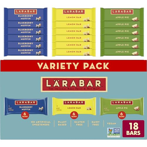 Larabar Fruit and Nut Bars Variety Pack, Gluten Free and Vegan, 28.8 oz, 18 Ct