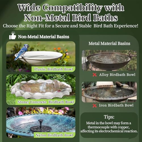 99.99% Pure Copper Bird Bath Disk, Triple Point Support Design Lower Cleaning Frequency for Physical Safe Water Purify Outdoor Bird Bowls All-Season (1, Copper Flower)