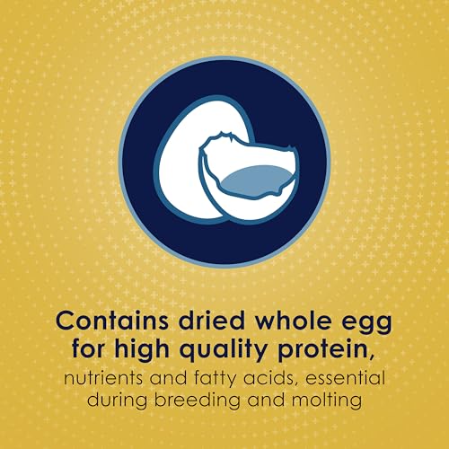 Kaytee Forti-Diet Pro Health Egg-Cite Nourish+Protect Parakeet, Supports Breeding and Molting, Nutrition Backed by Science, Digestive Health, 5 pounds