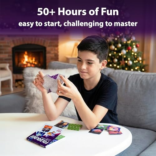 FOLDOLOGY - The Origami Puzzle Game! Brain Teasers for Tweens, Teens & Adults | Travel Game, STEM Toy | Fold the Paper, Complete the Picture | 100 Puzzles | Gift for Ages 10+