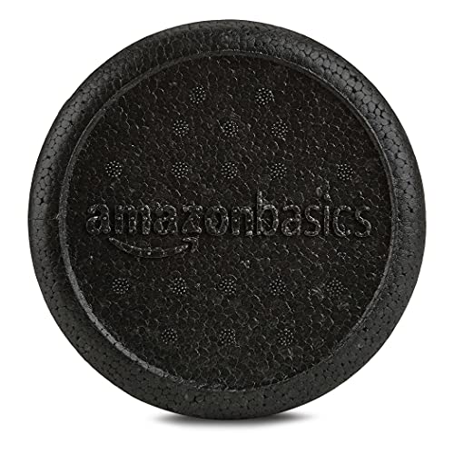 Basics High-Density Foam Roller for Exercise, Stretching and Muscle Recovery, 36 Inches, Black