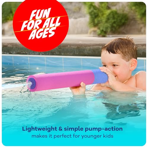 Water Guns For Kids - Outdoor Water Toys - Pool Toys for Kids Ages 4-8, 6-8, 8-10, 8-12 - Squirt Gun Blaster - Pool Games - Backyard Summer Party Activities - Kid Swim Toy for Girls, Boys, Teen - 3 Pk