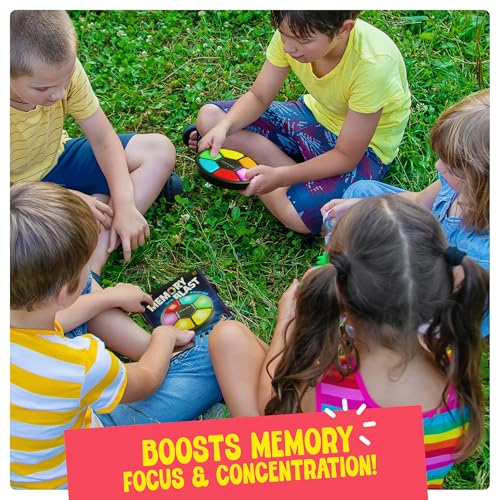 Memory Game for Kids - Gifts for Boys & Girls - 6 7 8 9 10 11 Year Old Boy Birthday Gifts - Toys for 10 Year Old Boy - Handheld Car Travel Road Kids Game for Ages 4-8, 6-8, 8-12 Years