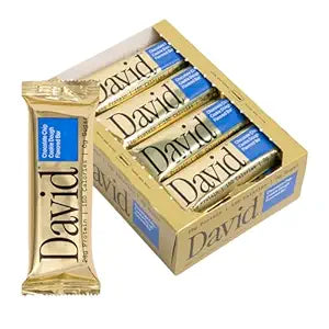 David High Protein Bars - 0g of Sugar, Low Carb, Gluten Free - 28g of Protein, 150 Calories - On-The-Go Snack - Chocolate Chip Cookie Dough Flavor, Pack of 12