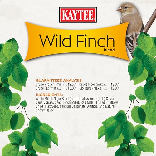 Kaytee Wild Finch Bird Food Stand Up Bag, 5 Pounds