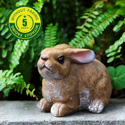 LEGIFO Bunny Decor Yard Decorations Outdoor Set of 3, Bunny Decorations for Home Garden Outdoor Statues, Easter Rabbit Figurines mom Gifts