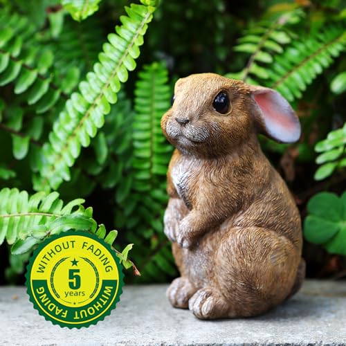 LEGIFO Bunny Decor Yard Decorations Outdoor Set of 3, Bunny Decorations for Home Garden Outdoor Statues, Easter Rabbit Figurines mom Gifts