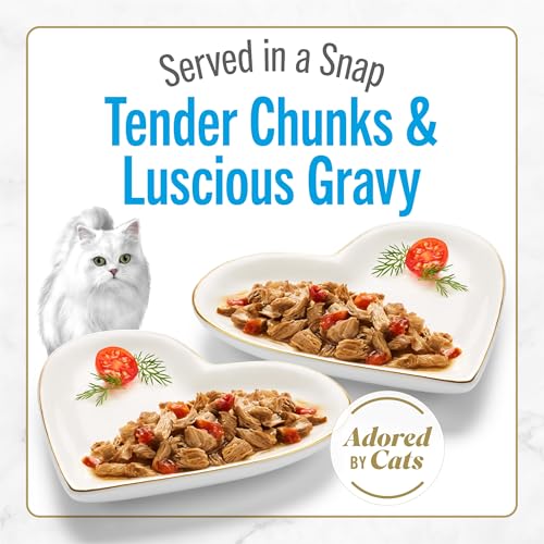 Purina Fancy Feast Petites Ocean Whitefish Entree With Tomato in Gravy Gourmet Wet Cat Food - (Pack of 12) 2.8 oz. Tubs