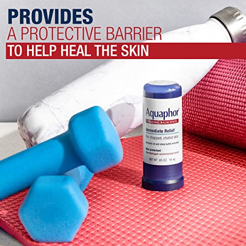 Aquaphor Healing Balm Stick, Skin Protectant with Avocado Oil and Shea Butter, Mothers Day Gifts, 0.65 Oz Stick