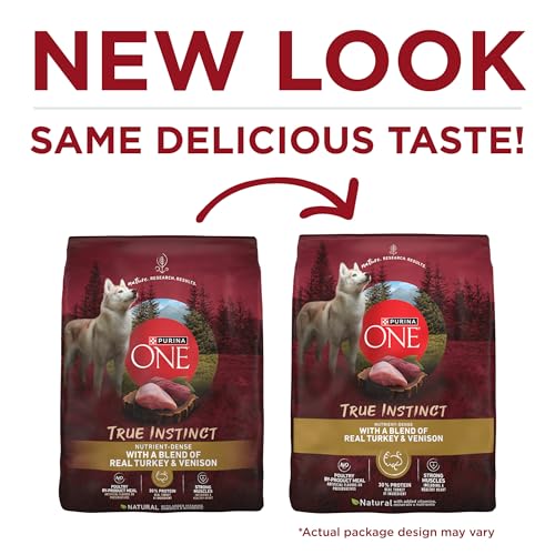 Purina ONE True Instinct With A Blend Of Real Turkey and Venison Dry Dog Food - 36 lb. Bag