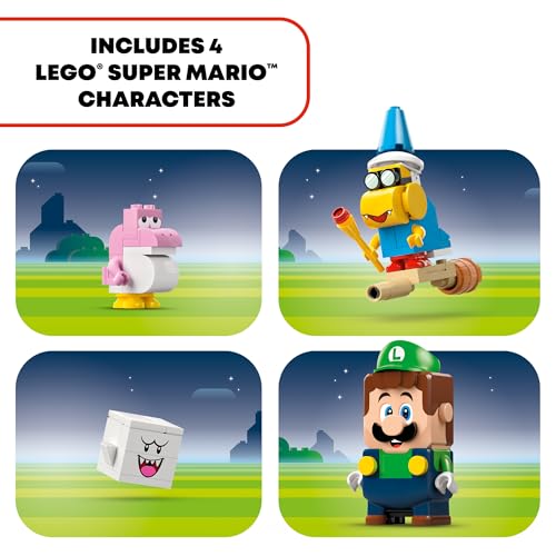 LEGO Super Mario Super Mario Adventures with Interactive Luigi Toy - Building Toys for Kids, Boys & Girls, Ages 6+ - Nintendo Birthday Gift Idea with 4 Figures - 71440