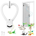 CATPICK Interactive Cat Toys for Indoor Cats - Automatic Flying Bird & Mouse Doorway Hanging Toy, USB Rechargeable Electric Kitten Toy for Hunting Instinct, Enrichment & Exercise, 2 Birds & 1 Mouse