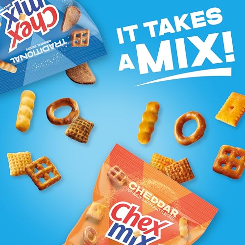 Classic Mix Snack Variety Pack, Bugles Original and Nacho Cheese, Gardetto's Original Recipe, Chex Mix Traditional and Cheddar, 20 Ct, 28 oz