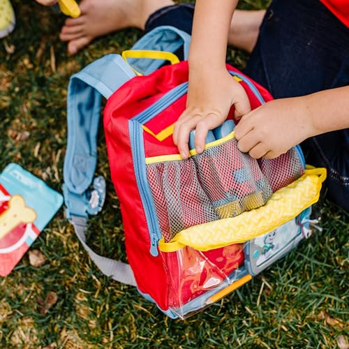Melissa & Doug PAW Patrol Pup Pack Backpack, Adventure-Ready PAW Patrol Toys for Kids with Whistle, Binoculars, & Mission Cards, Preschool Toys for Girls & Boys Ages 3+