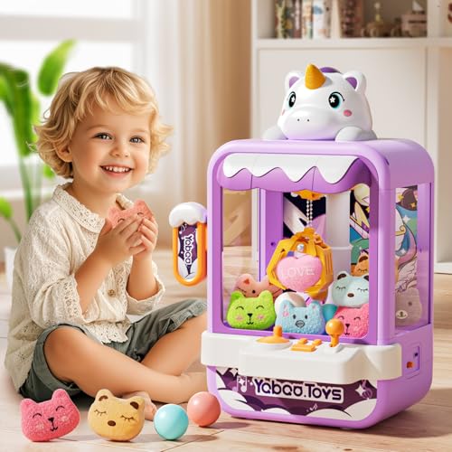 Vanvimen Claw Machine for Kids Girl, Vending Machines Toys for Girls 4 5 6 7 8, Unicorns Girls Toys Age 6-8, Arcades Game Party Toy Age 6-7,Ideas Birthday Gifts for Girl 4 5 6 9 Year Old