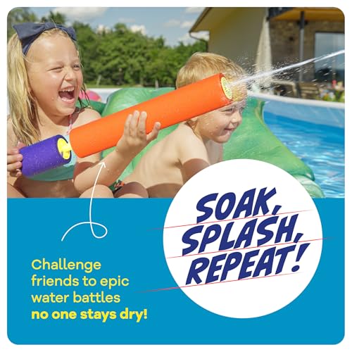 Water Guns For Kids - Outdoor Water Toys - Pool Toys for Kids Ages 4-8, 6-8, 8-10, 8-12 - Squirt Gun Blaster - Pool Games - Backyard Summer Party Activities - Kid Swim Toy for Girls, Boys, Teen - 3 Pk