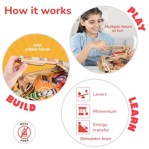 Smartivity DIY Pinball Machine for Kids 8-14 Years Old | Global Award Winning Arcade Game | Build Your Own Pinball I Birthday Gift for Smart Kids | STEM Toy for Boys & Girls