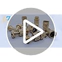 HQMPC Garden Hose Quick Connect Solid Brass Quick Connector Garden Hose Fitting Water Hose Connectors 3/4 inch GHT (2SETS)