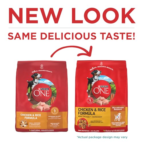 Purina ONE Chicken and Rice Formula Dry Dog Food - 16.5 lb. Bag