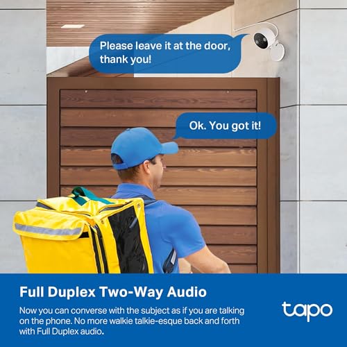 Tapo 2K+ Indoor/Outdoor Wired Security Camera - 2024 PCMag Editors' Choice, Person/Pet/Vehicle Detection, Baby Monitoring, Color Night Vision, Subscription-Free Local Storage or Optional Cloud, C120
