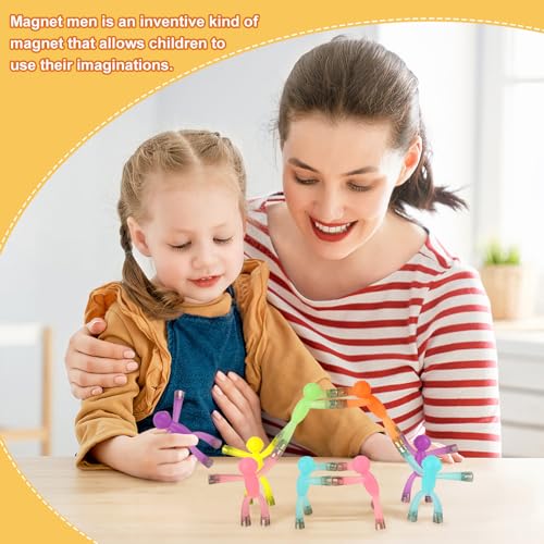 laleay 6pcs Magnetic Toys,People Figures for Kids, Adults Kids Gifts, Magnetic Men for Teens Gifts,Kids Sensory Toys