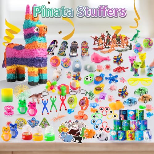 300 PCS Party Favor for Kids Goodie Bags Stuffers, Prize Box Toys for Kids Classroom Bulk, Small Fidget Toys Pinata Egg Fillers, Treasure Chest for Students Rewards, Carnival Prizes, Birthday Gifts