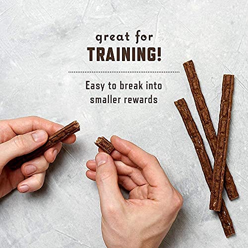 Rocco & Roxie Beef Jerky Dog Treats 1 lb | Soft Training Snacks Made in USA | High Value Beef Jerky for Dogs, Small, Large Breeds, Seniors, and Puppies | Natural Chews for Rewarding Good Behavior