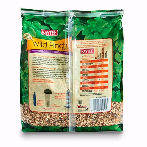 Kaytee Wild Finch Bird Food Stand Up Bag, 5 Pounds