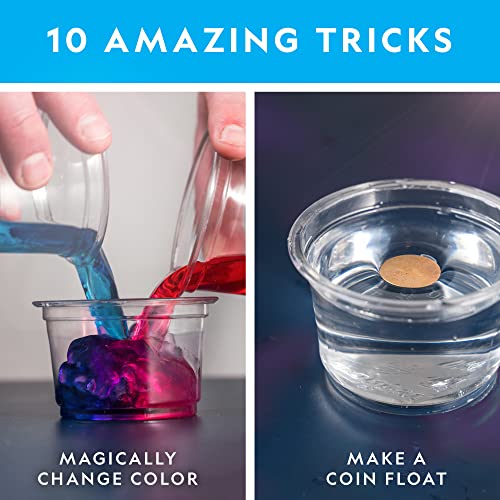 Blue Marble National Geographic Magic Chemistry Set – Science Kit for Kids with 10 Amazing Magic Tricks, STEM Projects and Science Experiments, Science Toys, Great Gift for Boys and Girls 8-12