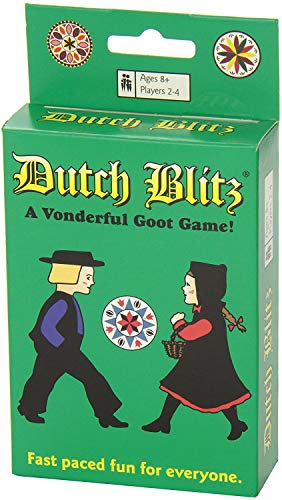 Dutch Blitz: The Original Fast Paced Card Game, Contains 160 Cards, Quick and Easy to Learn, Great Family Game, Fun for Everyone, for 2 to 4 Players, for Ages 8 and Up