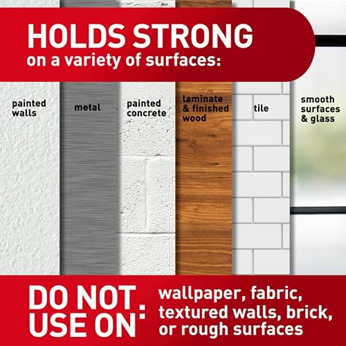 Command 5 lb Large Utility Hooks, 7 Hooks and 12 Strips, Damage-Free Hanging Wall Hook with Adhesive Strips, No Tools Required, Great for Home Kitchen Office Organization | 12-Strips, Organize, Damage-Free