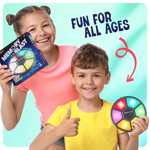 Memory Game for Kids - Gifts for Boys & Girls - 6 7 8 9 10 11 Year Old Boy Birthday Gifts - Toys for 10 Year Old Boy - Handheld Car Travel Road Kids Game for Ages 4-8, 6-8, 8-12 Years