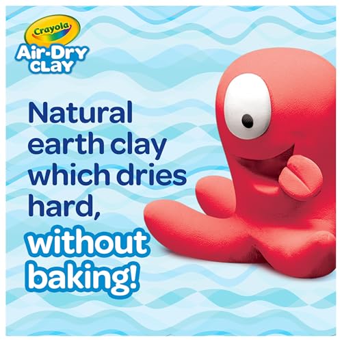 Crayola Air Dry Clay (5lbs), Teacher Supplies, Natural White Modeling Clay for Kids, Sculpting Material, Bulk Craft Supplies for Art Classrooms