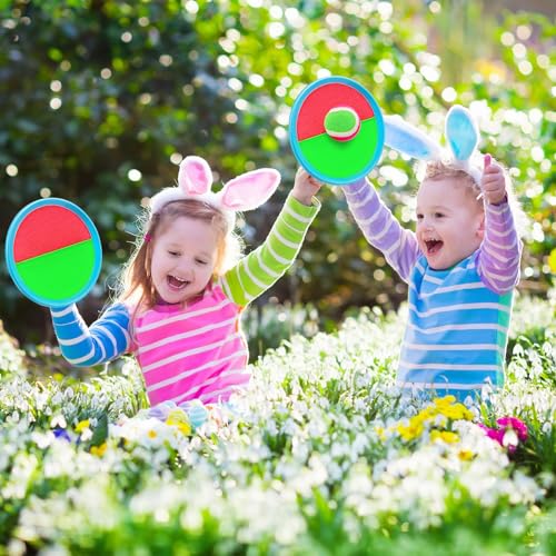 Ayeboovi Toss and Catch Ball Game Outdoor Toys for Kids Yard Games Beach Toys Outside Games for 3 4 5 6 7 8 9 10 Year Old Boys Girls (Upgraded)