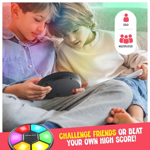 Memory Game for Kids - Gifts for Boys & Girls - 6 7 8 9 10 11 Year Old Boy Birthday Gifts - Toys for 10 Year Old Boy - Handheld Car Travel Road Kids Game for Ages 4-8, 6-8, 8-12 Years