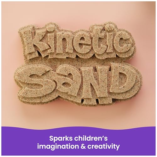 Kinetic Sand, 3.25lbs Beach Play Sand,  Exclusive, Moldable Sensory Toys for Kids, Resealable Bag (Packaging May Vary), for Ages 3 and up