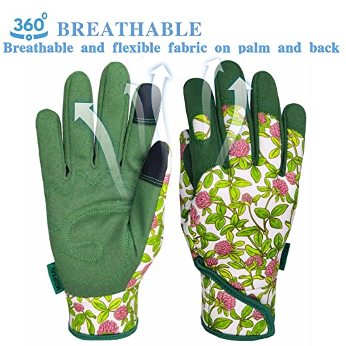 Thorn Proof&Puncture Resistance Gardening Gloves,Women Yard Work Garden Glove,Gifts