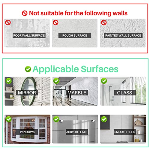Antimbee 3 Pack Suction Cup Hooks, Clear Suction Cup Hanger, Removable Small Suction Cups for Shower, Bathroom, Glass, Door, Windows, Kitchen-Max Hanging up to 11 lbs on Smooth Surface