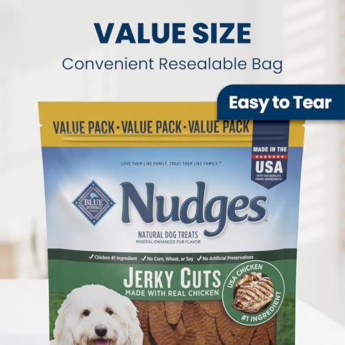 Blue Buffalo Nudges Jerky Cuts Natural Dog Treats Chicken