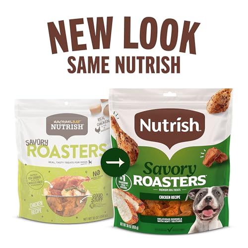 Nutrish Savory Roasters Chicken Recipe Premium Dog Treats, 30 oz. Pouch (Rachael Ray)