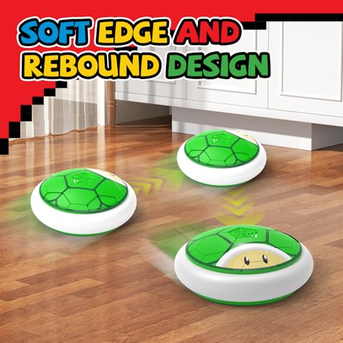 Boy Toys Hover Soccer Ball for Kids 2 LED Soccer Ball Toys Indoor Games Gifts for Boy Age 6-8, 8-12, Floating Football Birthday Gifts for 4 5 6 7 8 9 10 11 12 Year Old Kids Sport Toy