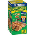 Nature Valley Crunchy Granola Bars, Oats & Honey, Peanut Butter, Oats & Dark Chocolate, Gluten Free, Value Pack, 60 Bars, 44.7 OZ (30 Pouches)