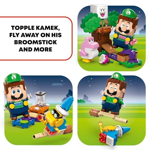 LEGO Super Mario Super Mario Adventures with Interactive Luigi Toy - Building Toys for Kids, Boys & Girls, Ages 6+ - Nintendo Birthday Gift Idea with 4 Figures - 71440
