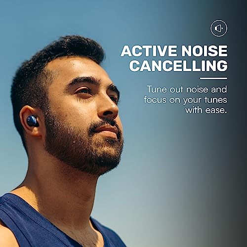 Raycon Fitness Bluetooth Wireless Earbuds + Microphone with Active Noise Canceling, Sweat & Water-Resistant Earphones, Running Headphones, Ear Buds Wireless Bluetooth 56 Hours Playtime (Black)