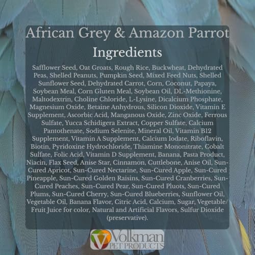 Volkman Avian Science Super African Grey Bird Food 4lb