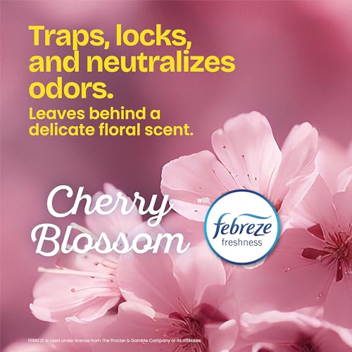 Glad Tall Kitchen Trash Bags 13 Gallon, MaxStrength Cherry Blossom Garbage Bags, Drawstring, 90 Count