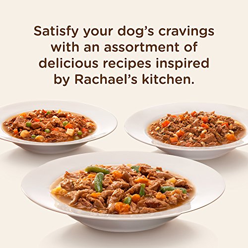 Nutrish Rachael Ray Premium Natural Wet Dog Food, Savory Favorites Variety Pack, 8 Ounce Tub (Pack of 6)
