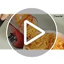 Geedel Rotary Cheese Grater, Kitchen Mandoline Vegetable Slicer with 3 Interchangeable Blades, Easy to Clean Rotary Grater Slicer for Fruit, Vegetables, Nuts