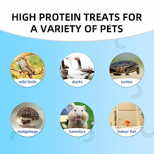 I LOVE WORMS Dried Black Soldier Fly Larvae (5lb), 100% Natural Non-GMO, Treat for Chickens, More Calcium Chicken Feed Than Mealworms